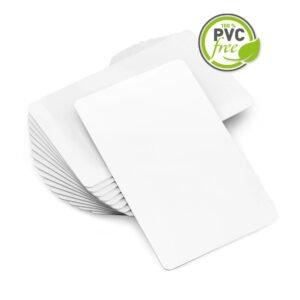 Card Premium+ CR80 100% fără PVC alb